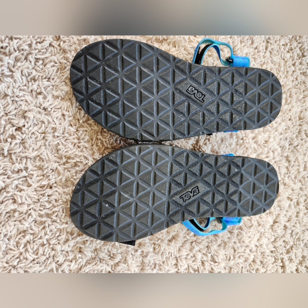 Teva sandals tie dye blue women size 7 - Picture 2 of 3
